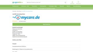 
                            3. myCARE Versandapotheke - 100 Bewertungen / Erfahrungen mit ...