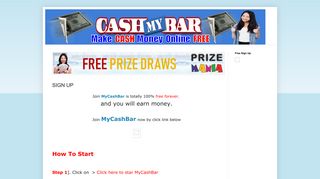 
                            3. MyCashBar - Make CASH Money Online For FREE: SIGN UP