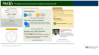 
                            2. MyCCRI Login - powered by SunGard Higher Education