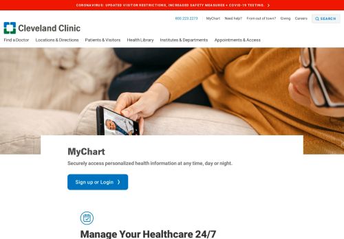 
                            2. MyChart | Cleveland Clinic