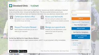 
                            5. MyChart - Login Page - Cleveland Clinic