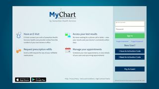 
                            13. MyChart - Login Page - Samaritan Health Services