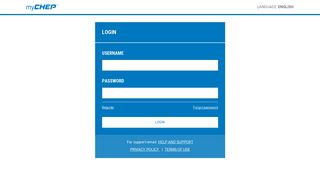 
                            2. myCHEP: Login - CHEP