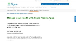 
                            7. myCigna Mobile App | Cigna Envoy® App | Cigna Apps