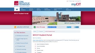 
                            3. MyCIT.ie - MYCIT Student Portal