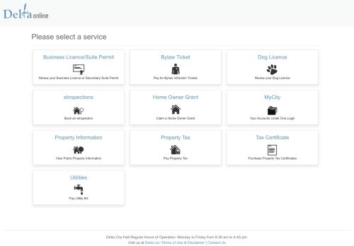 
                            9. MyCity Login - deltaonline.ca