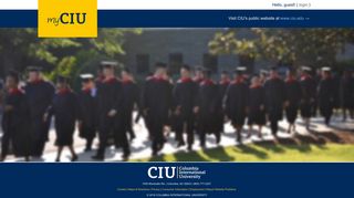 
                            7. MyCIU - Columbia International University Portal
