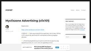 
                            7. Myclixzone Advertising (clix101) – avpog1