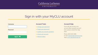 
                            12. MyCLU Sign In