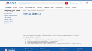 
                            10. MyCLUB Cashback - Carrefour Lebanon