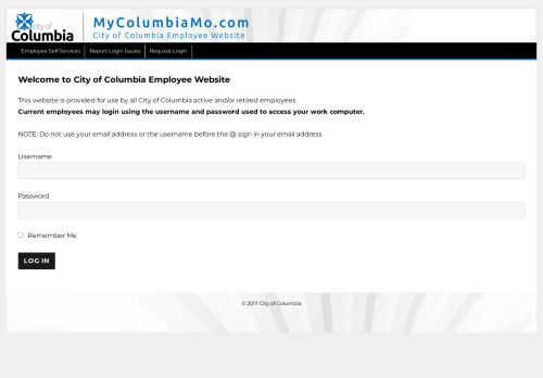 
                            5. MyColumbiaMO.com: Login