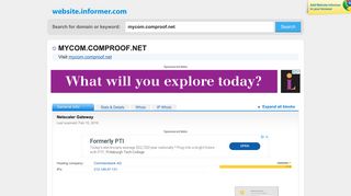 
                            5. mycom.comproof.net at WI. Netscaler Gateway - Website Informer