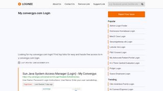
                            5. My.convergys.com Login