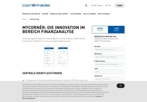 
                            5. MyCornèr: Anlageforschung und Finanzanalyse auf ... - CornerTrader