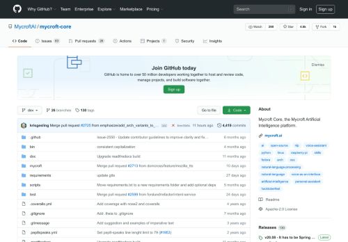 
                            8. MycroftAI/mycroft-core - GitHub