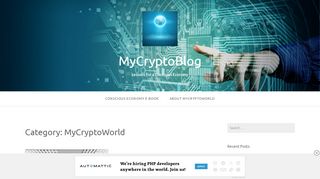 
                            7. MyCryptoWorld – MyCryptoBlog