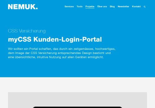 
                            3. myCSS Kunden-Login-Portal - Nemuk