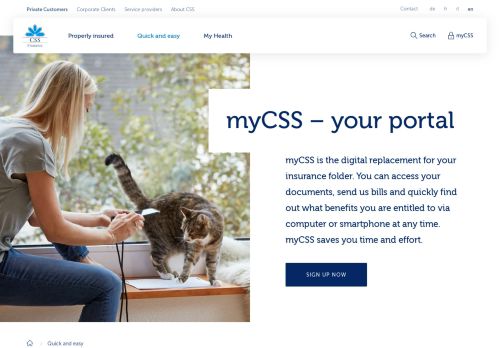 
                            3. myCSS – the CSS Insurance client portal