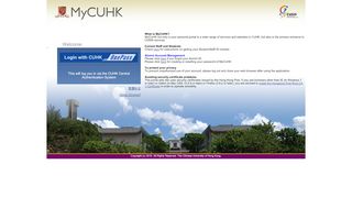 
                            3. MyCUHK - your personal portal to CUSIS and a wide range of services ...