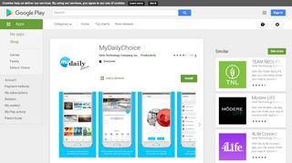 
                            10. MyDailyChoice – Apps on Google Play