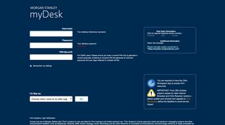 
                            5. myDesk - Morgan Stanley