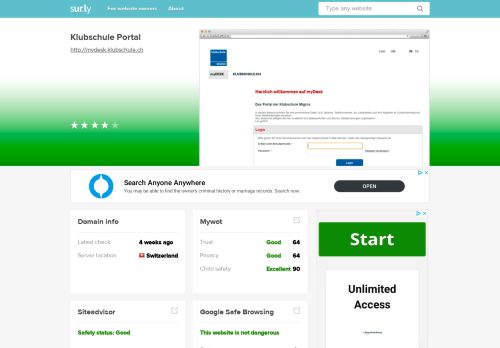 
                            6. mydesk.klubschule.ch - Klubschule Portal - Mydesk Klubschule - Sur.ly
