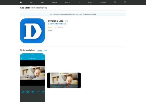 
                            10. mydlink Lite i App Store - iTunes - Apple