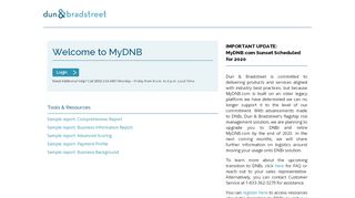 
                            8. MyDNB.com Login