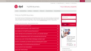 
                            6. MyDPD Business - FAQ zum gewerblichen Paketversand