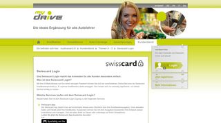 
                            1. mydrive Kreditkarten – Online Services - mydrivecard.ch