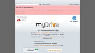 
                            7. MyDrive - Your Swiss Online Storage