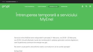 
                            1. MyEnel – Ghișeul virtual Enel