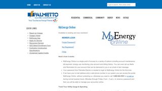 
                            10. MyEnergy Online - Palmetto Coop