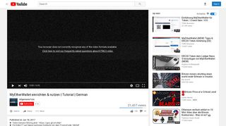 
                            3. MyEtherWallet einrichten & nutzen | Tutorial | German - YouTube