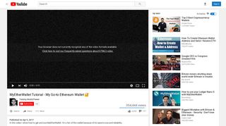 
                            2. MyEtherWallet Tutorial - My Go-to Ethereum Wallet - YouTube