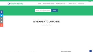 
                            11. myexpertcloud.de - Login | myExpertCloud - Show Website Information