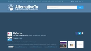 
                            9. MyFav.es Alternatives and Similar Websites and Apps - AlternativeTo.net