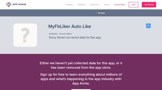 
                            11. MyFbLiker Auto Like App Ranking and Store Data | App ...
