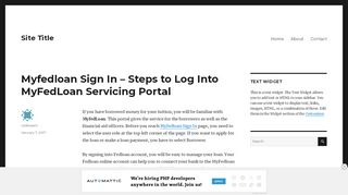 
                            2. Myfedloan Sign In – Steps to Log Into MyFedLoan Servicing Portal ...