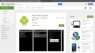 
                            6. MyFi free hotspot - Apps on Google Play