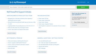 
                            5. MyFitnessPal | Portal