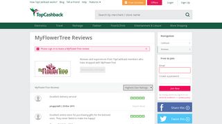 
                            9. MyFlowerTree Reviews and Feedback- Page 1 - TopCashback