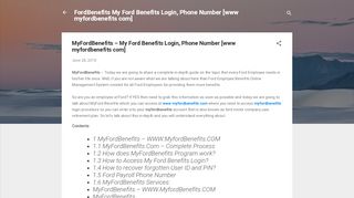 
                            10. MyFordBenefits – My Ford Benefits Login, Phone Number [www ...