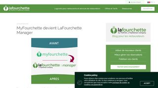 
                            4. MyFourchette devient LaFourchette Manager | LaFourchette