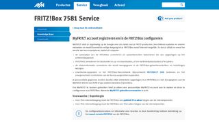 
                            7. MyFRITZ! account registreren en in de FRITZ!Box configureren - AVM