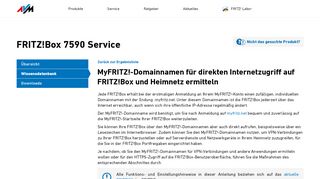 
                            2. MyFRITZ!-Domainnamen für direkten Internetzugriff auf FRITZ!Box und ...
