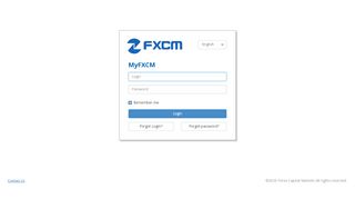
                            1. MyFXCM - Login