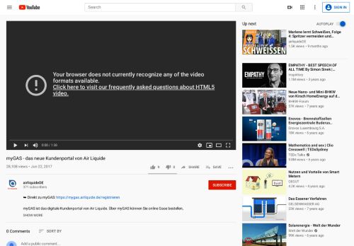 
                            5. myGAS - das neue Kundenportal von Air Liquide - YouTube