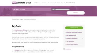 
                            6. MyGate - WooCommerce Docs