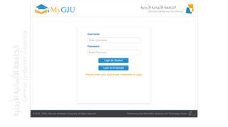 
                            9. MyGJU Login Page